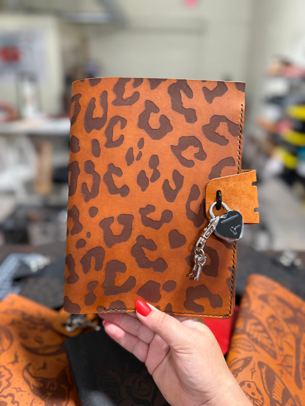 Secret Keeper Journal Cover: Leopard Print