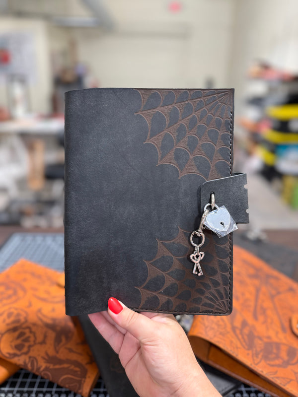 Secret Keeper Journal Cover: Spiderwebs 🕸️