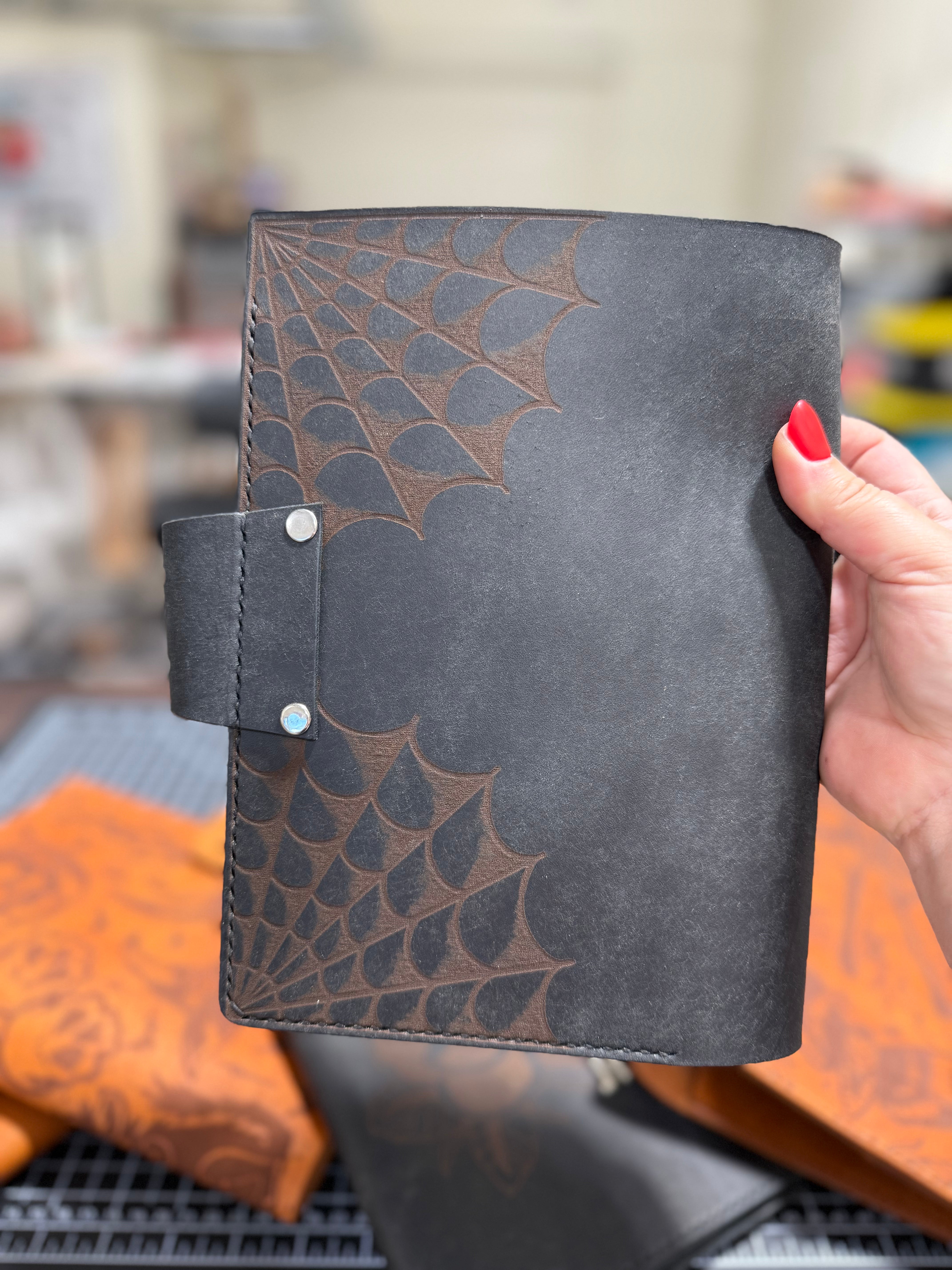 Secret Keeper Journal Cover: Spiderwebs 🕸️