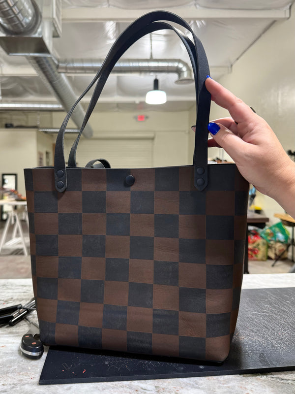 Headliner Tour Tote: Checker Print