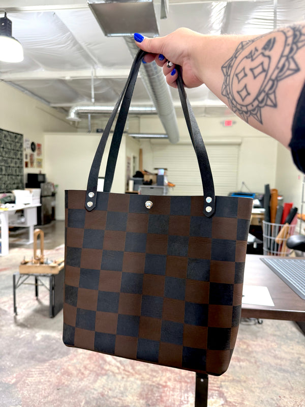 Headliner Tour Tote: Checker Print