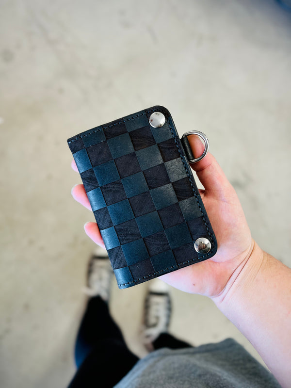 Saloon Wallet: Checker Print