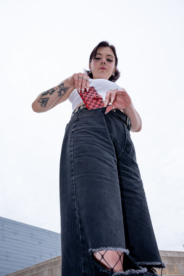 Bandita Wallet: Checker Print